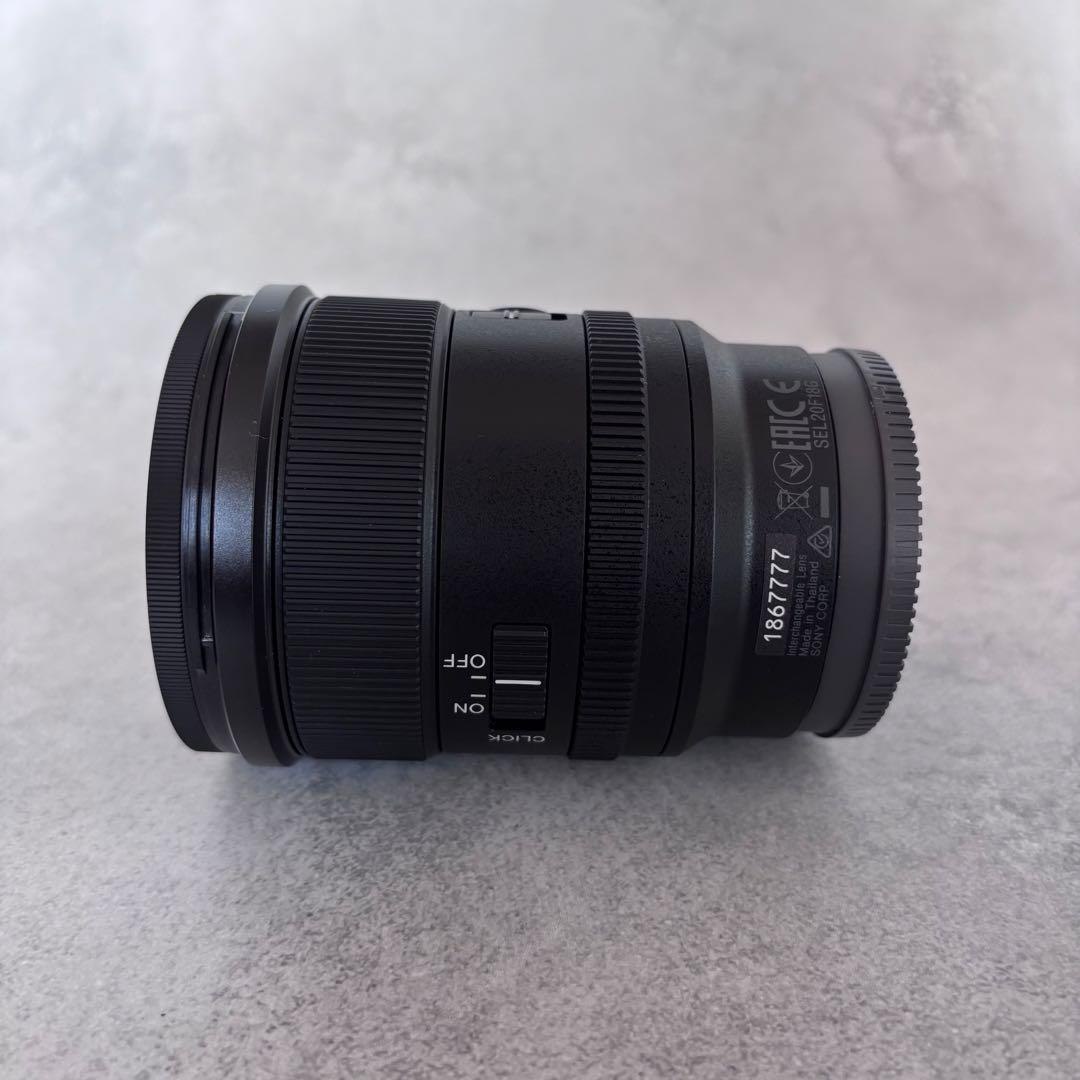 SONY 純正レンズ FE 20mm F1.8 G SEL20F18G