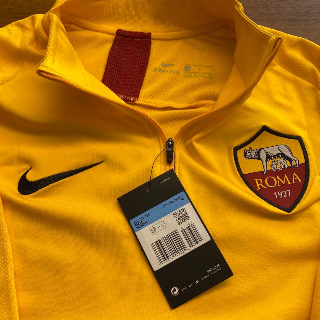 Nike ASローマ イエロー　ドリルトップM
