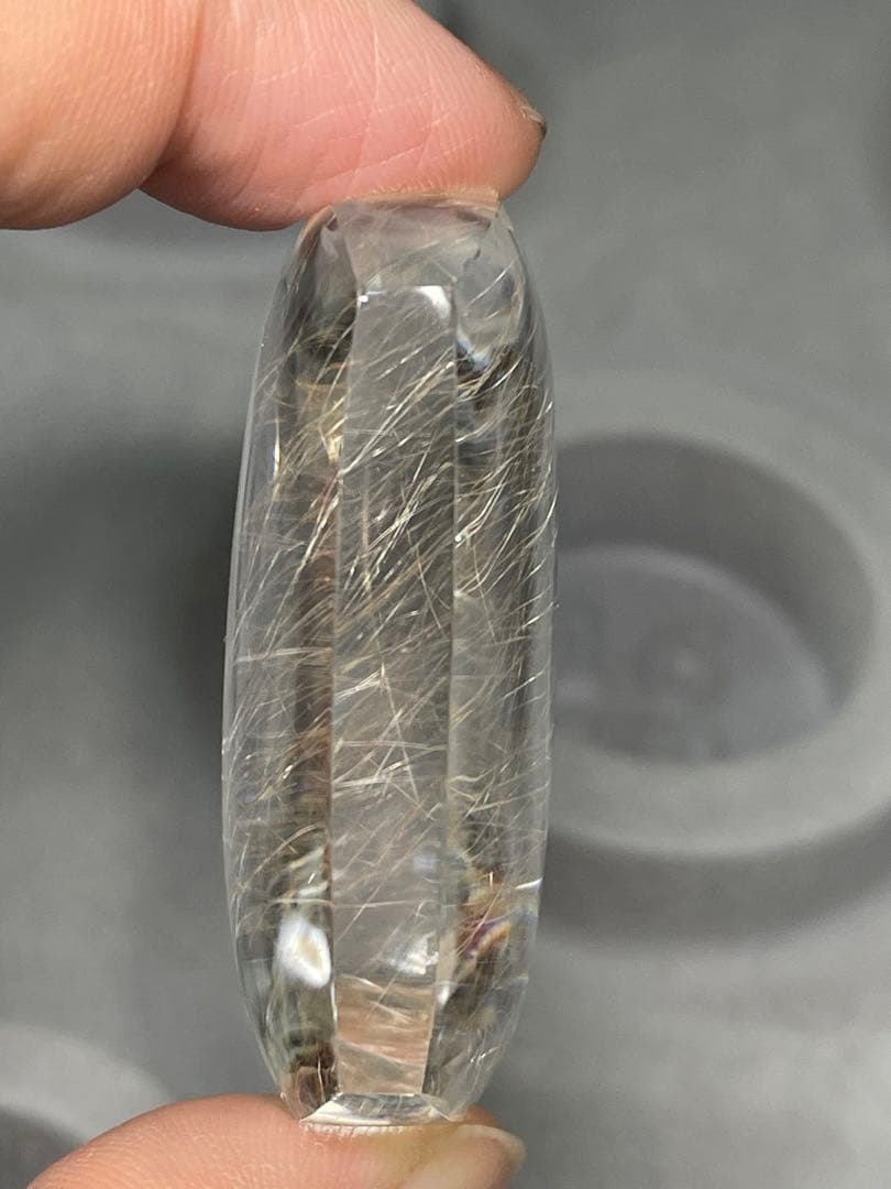 高品質　高透明^_^ ルチル　水晶　原石 トップ