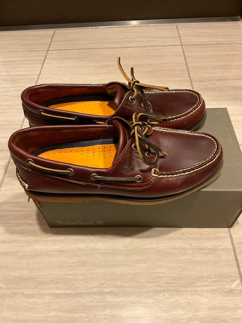 Timberland ブラウン デッキシューズ　TB025077