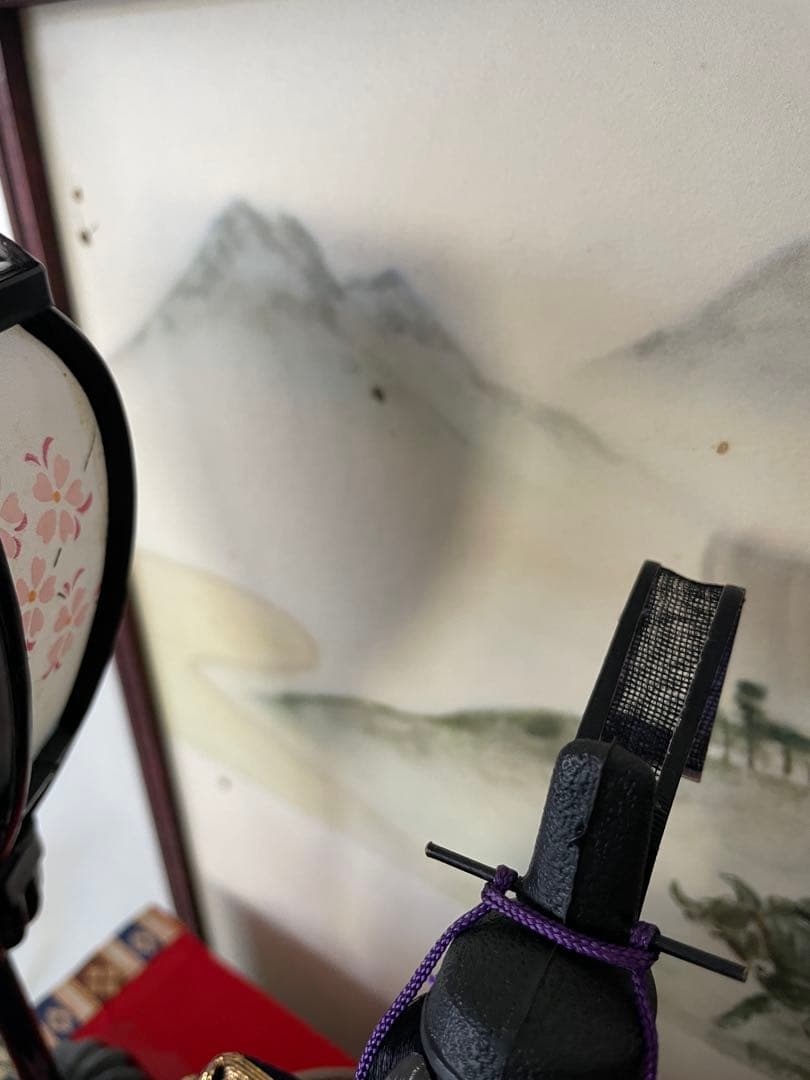 雛人形 昭和レトロ ガラスケース オルゴール付き アンティーク レトロ