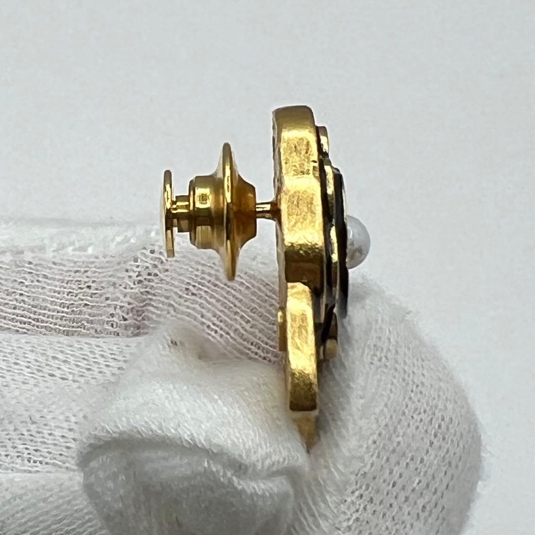 【未使用に近い】シャネル ピンブローチ カメリア パールモチーフ 02A