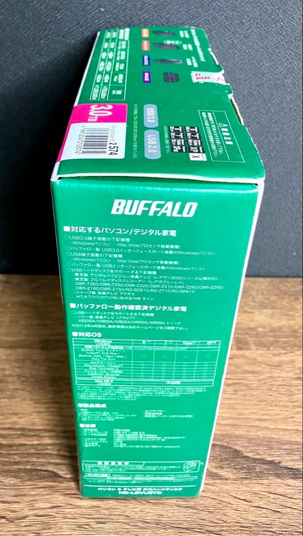 BUFFALO HD-LBVU3YD 3.0TB 外付けハードディスク