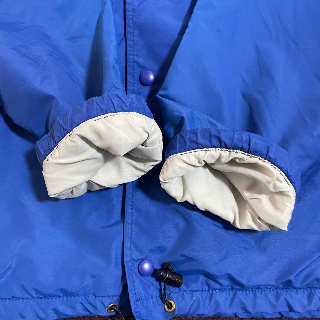 80年代 LL Bean チンスト付き コーチジャケット ブルー アメリカ製