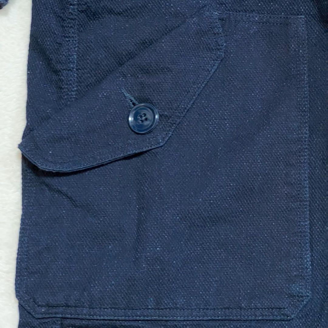 新品 完売品 MOMOTAROJEANS インディゴ モッズコート Lサイズ