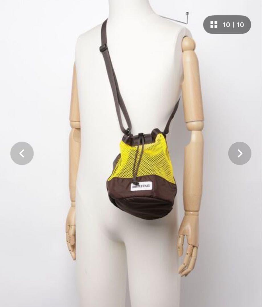 【ブリーフィング】DUAL DRAWSTRING SHOULDER MESH