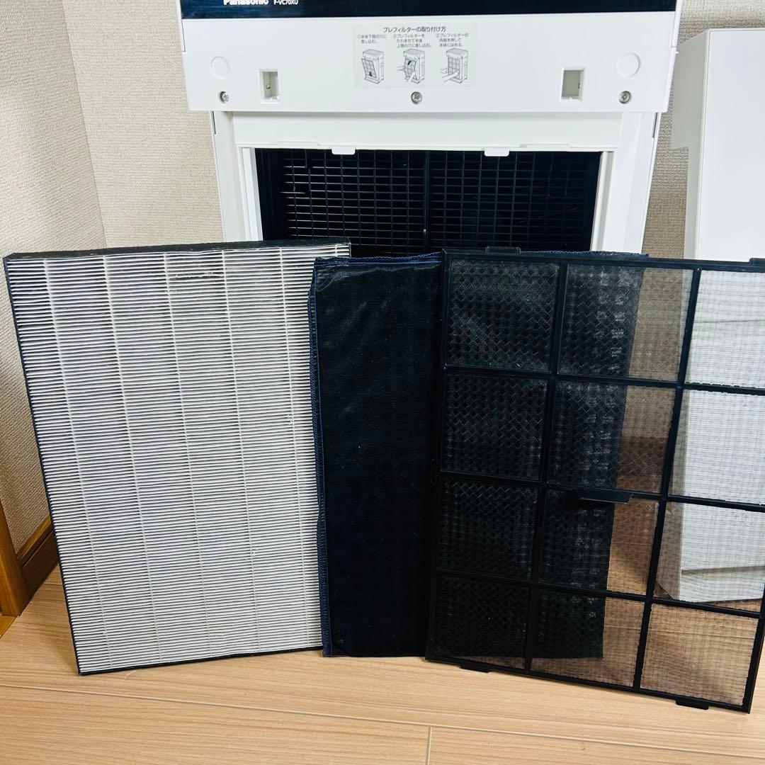 【美品】Panasonic 加湿空気清浄機 2021年製 F-VC70XU