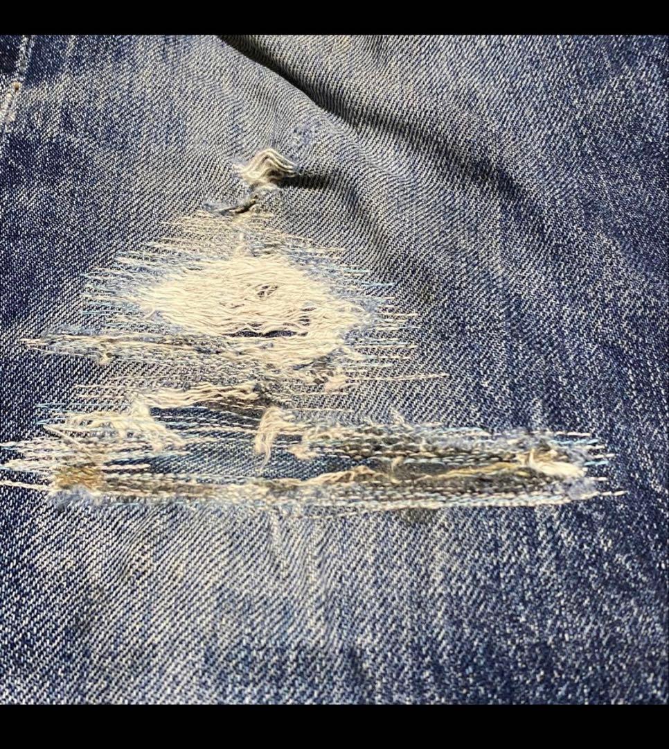 90s LEVI’S リーバイス 201XX デニムパンツ 鬼ヒゲ バレンシア製