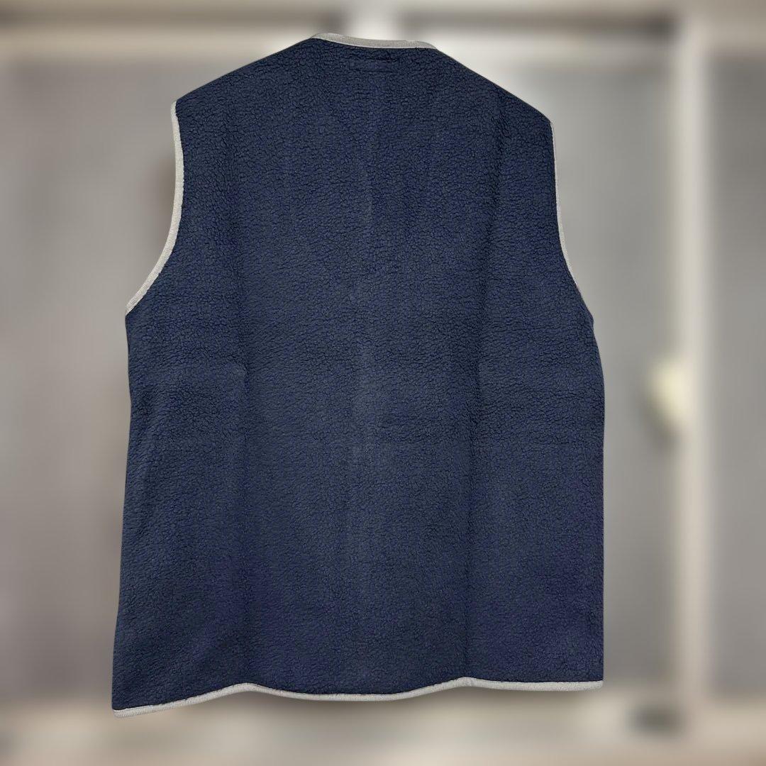 【新品】Rough&Swellラフアンドスウェル　フリースベストネイビー （L）