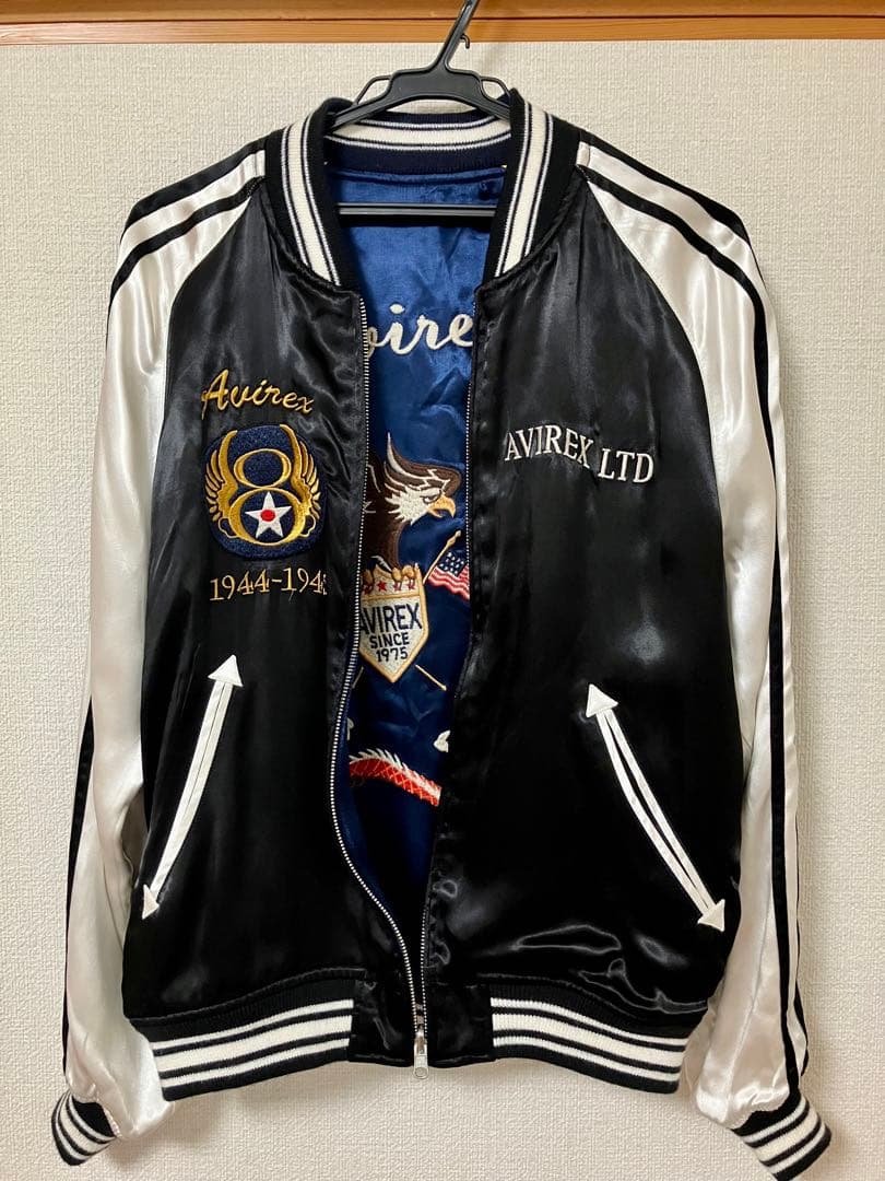 AVIREX、リバーシブル、スカジャン