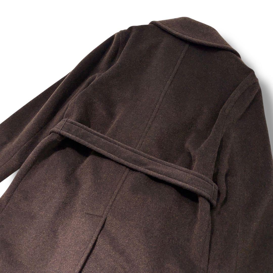 極美品】MARELLA　マレーラ モヘヤ コート ダブル 42 XL ベルト