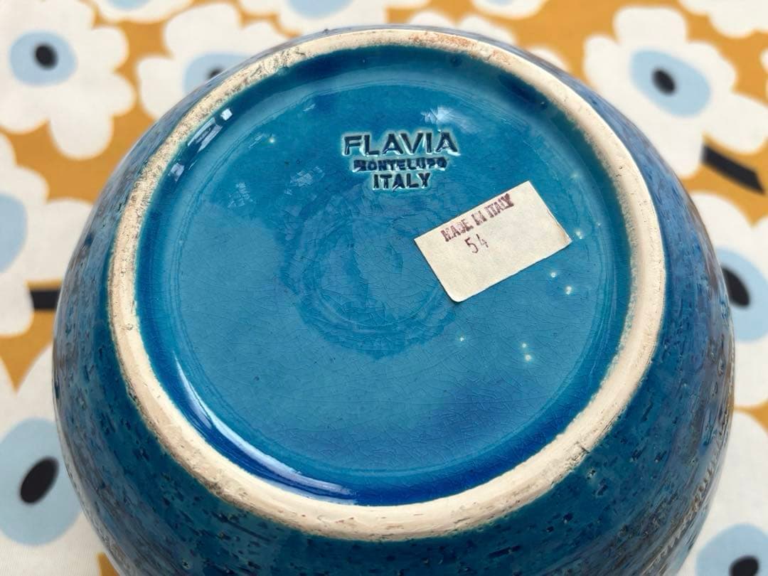 SALE✩.*˚ビンテージ風イタリア製 FLAVIA MONTELUPO鉢カバー