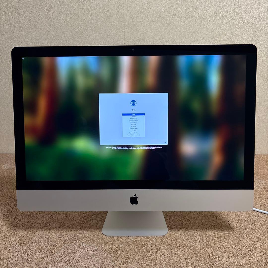 美品 Apple iMac 27インチ 2019 上位モデル メモリ40GB