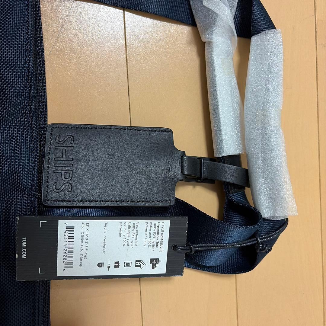 TUMI SHIPS 別注　未使用　エキスパンダブル トートバッグ　早い者勝ち