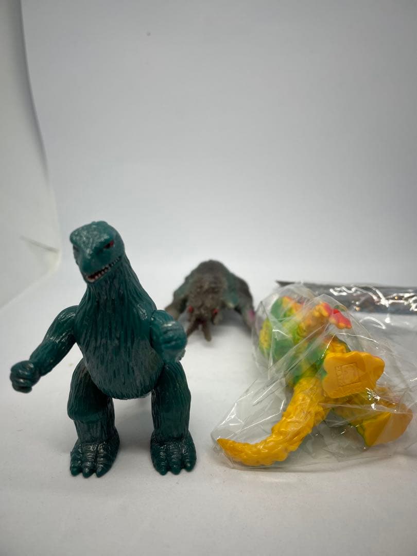 ゴジラブルマァク伝説 ヘドラ ゴジラ ガニメ ミニソフビ ブルマァク 3体セット