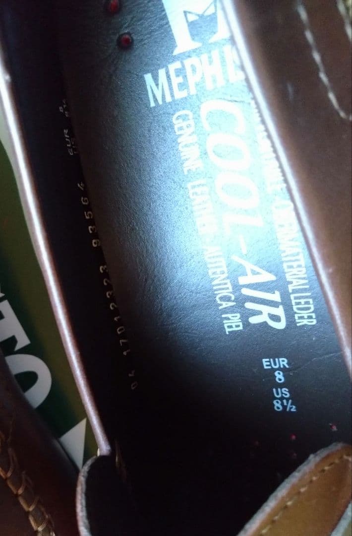 MEPHISTO COOL-AIR ブラウンローファー EUR 8