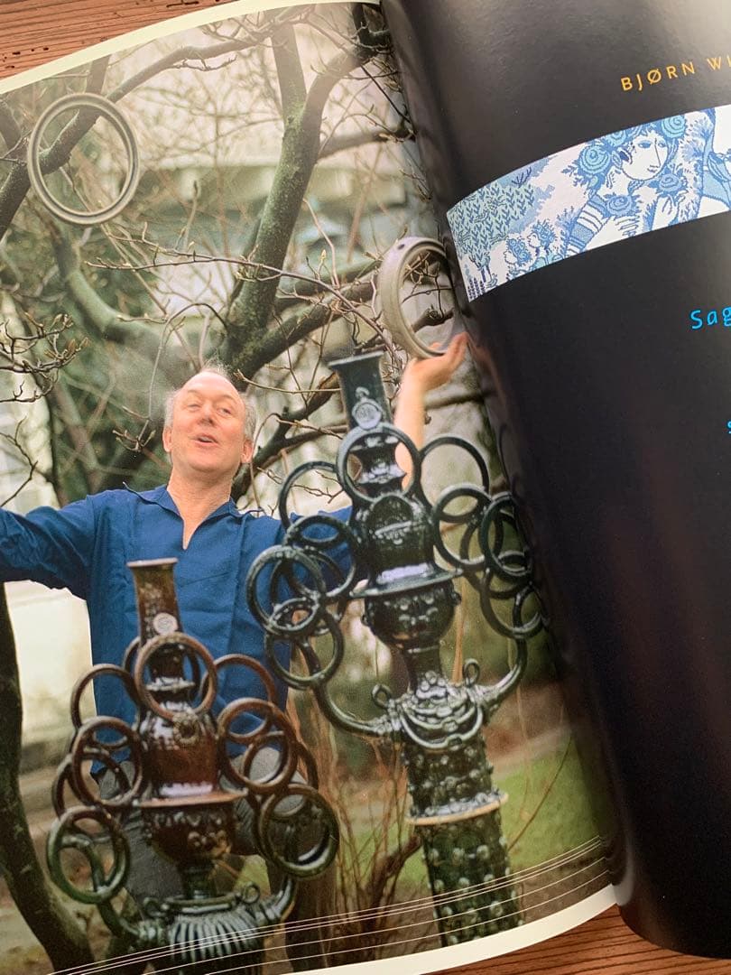 ビヨンヴィンブラッド　赤色のニモール窯のビンテージ天使のオーナメント！可愛い！