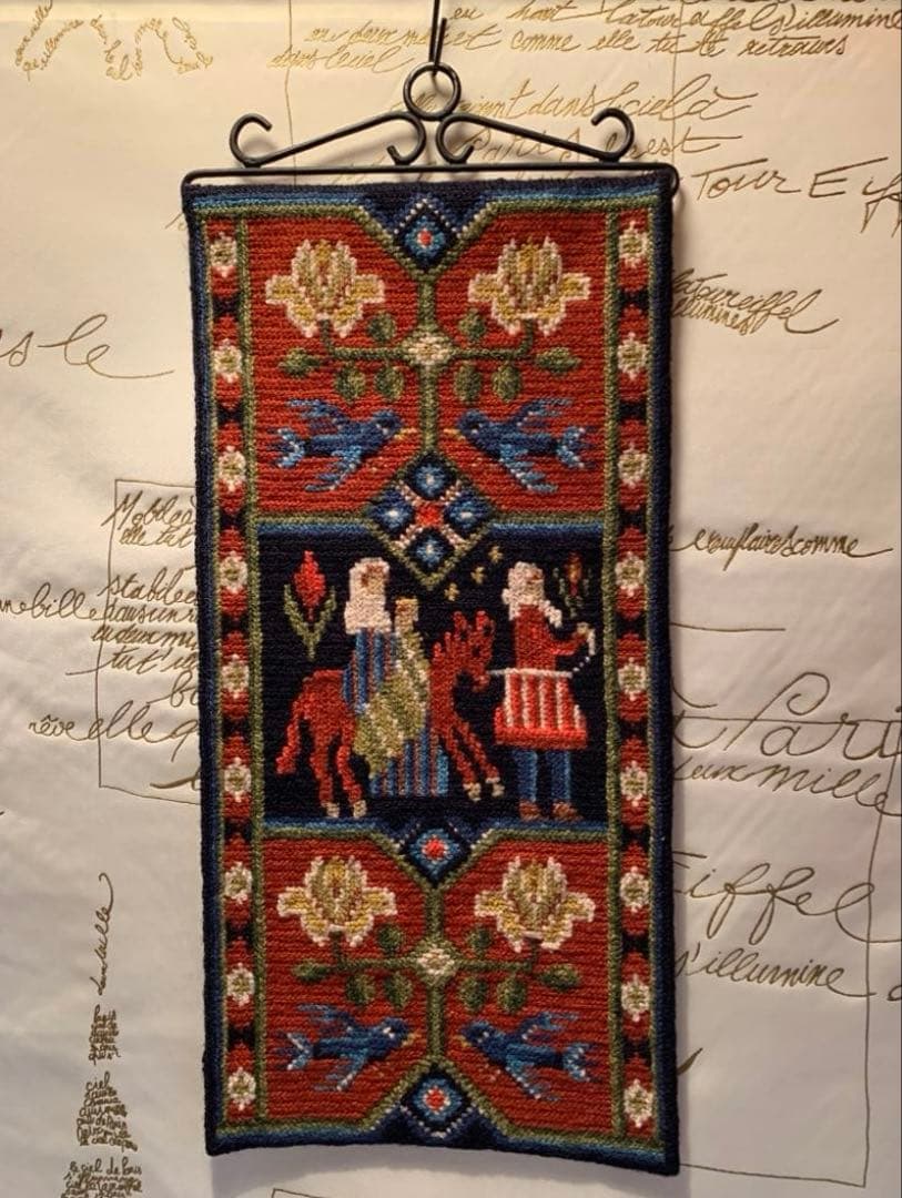 ビヨンヴィンブラッド　赤色のニモール窯のビンテージ天使のオーナメント！可愛い！