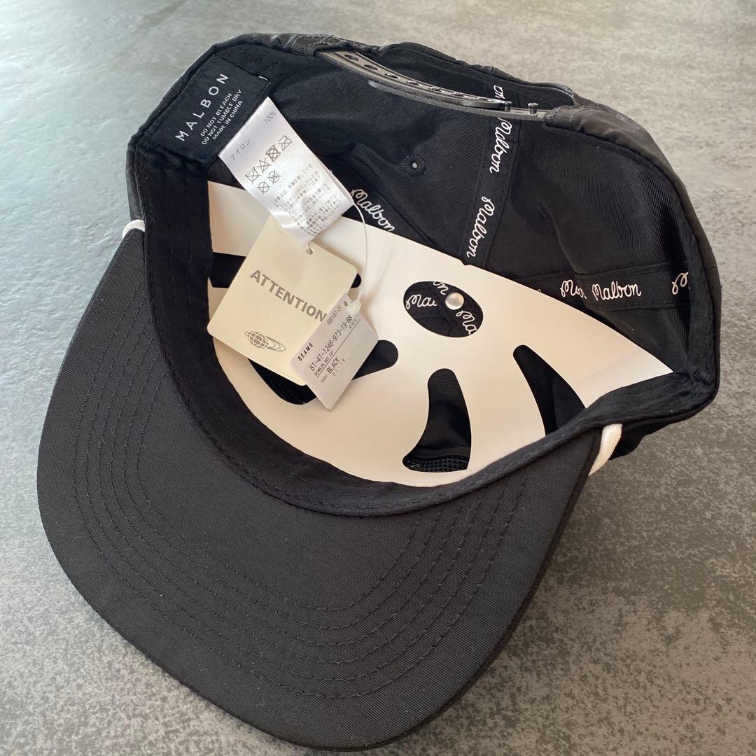 【新品完売品】 ビームスゴルフ別注 マルボンゴルフ M・ロゴ ナイロンキャップ