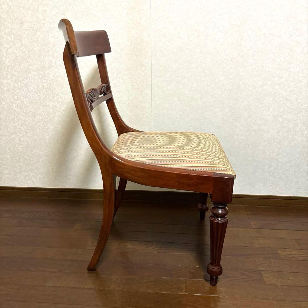 【良品】イギリス ヴィンテージ マホガニー ダイニングチェア
