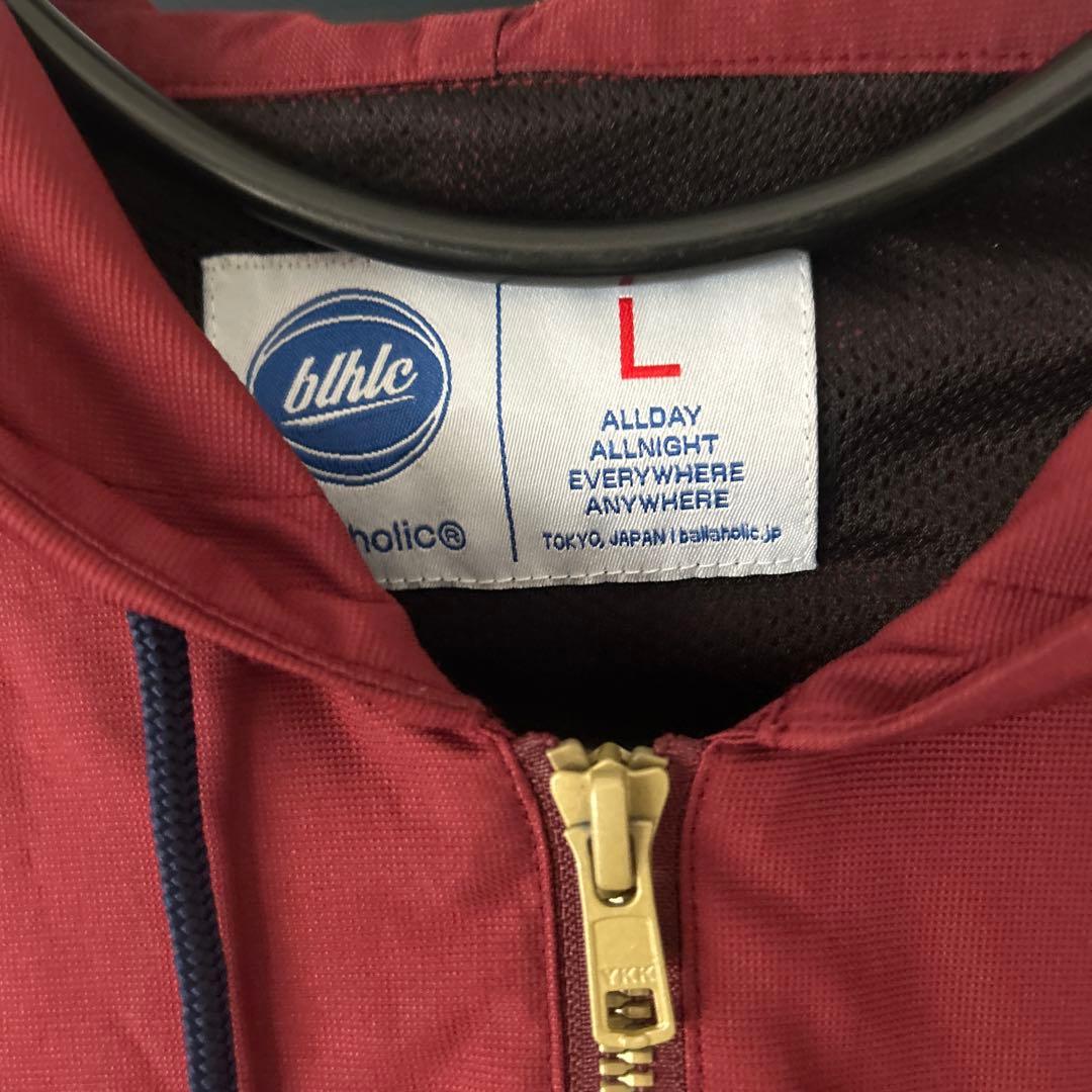 BALLAHOLIC ナイロンパーカー　バーガンディ　Lサイズ