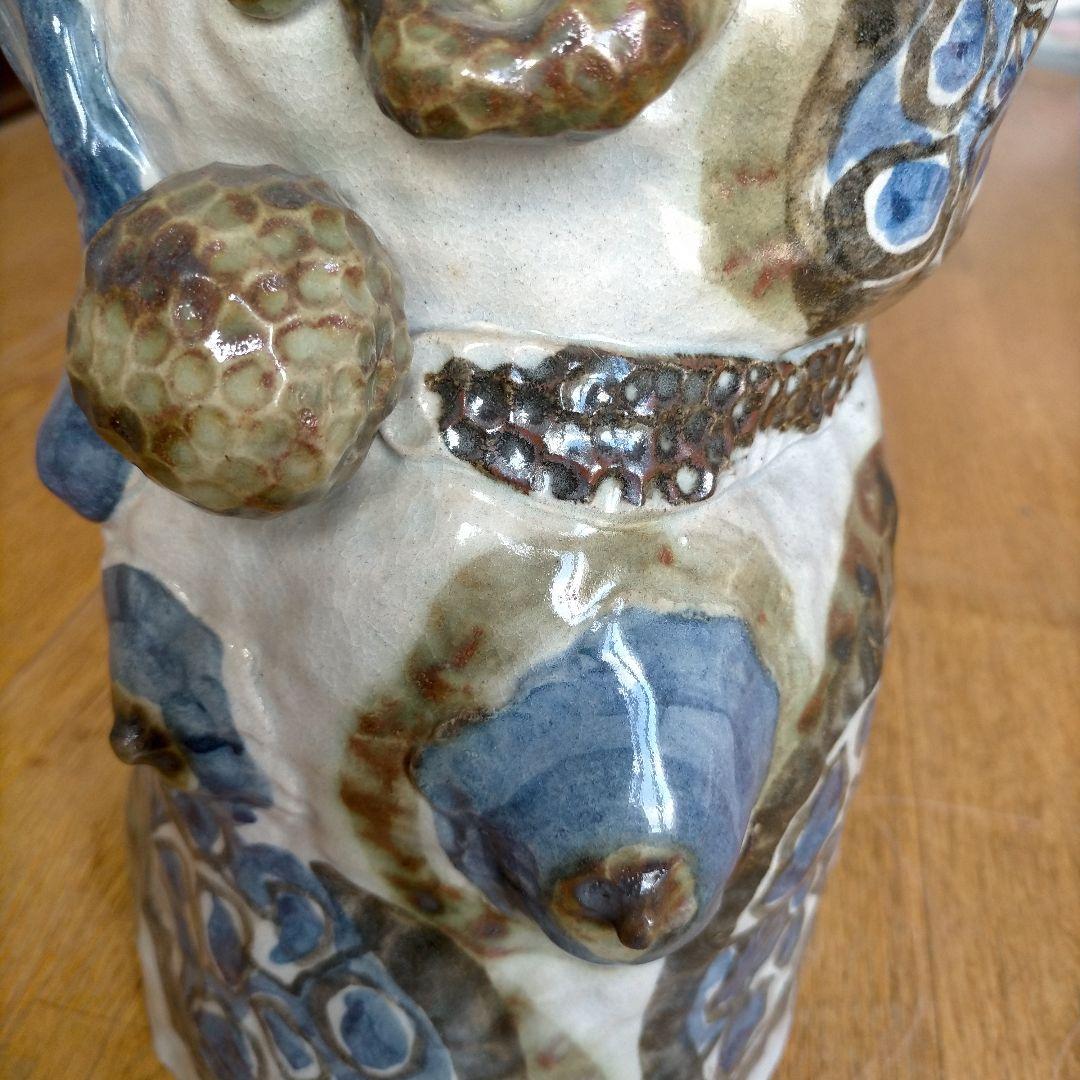 まねき猫 陶製 置物 一点物