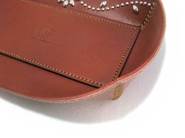 栃木レザー 小物入れトレー キャッシュトレー インテリアトレイ 本革