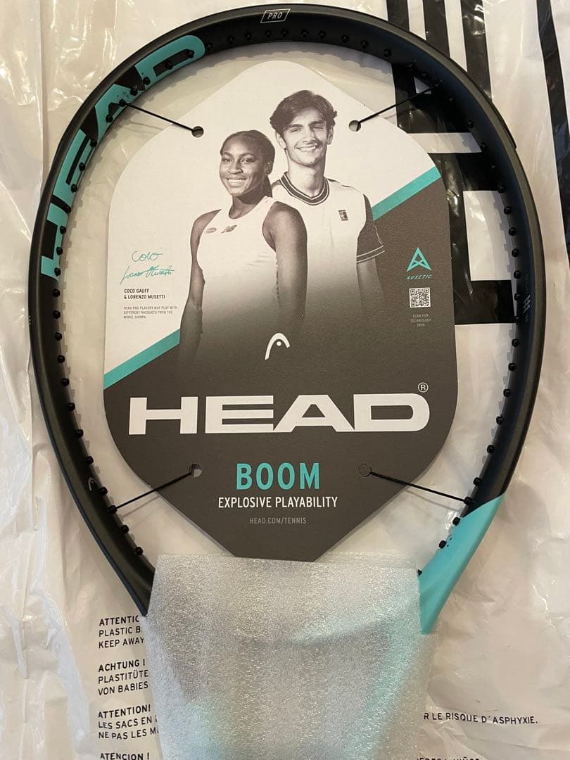 【未使用】HEAD （ヘッド）BOOM テニスラケット グリップ2