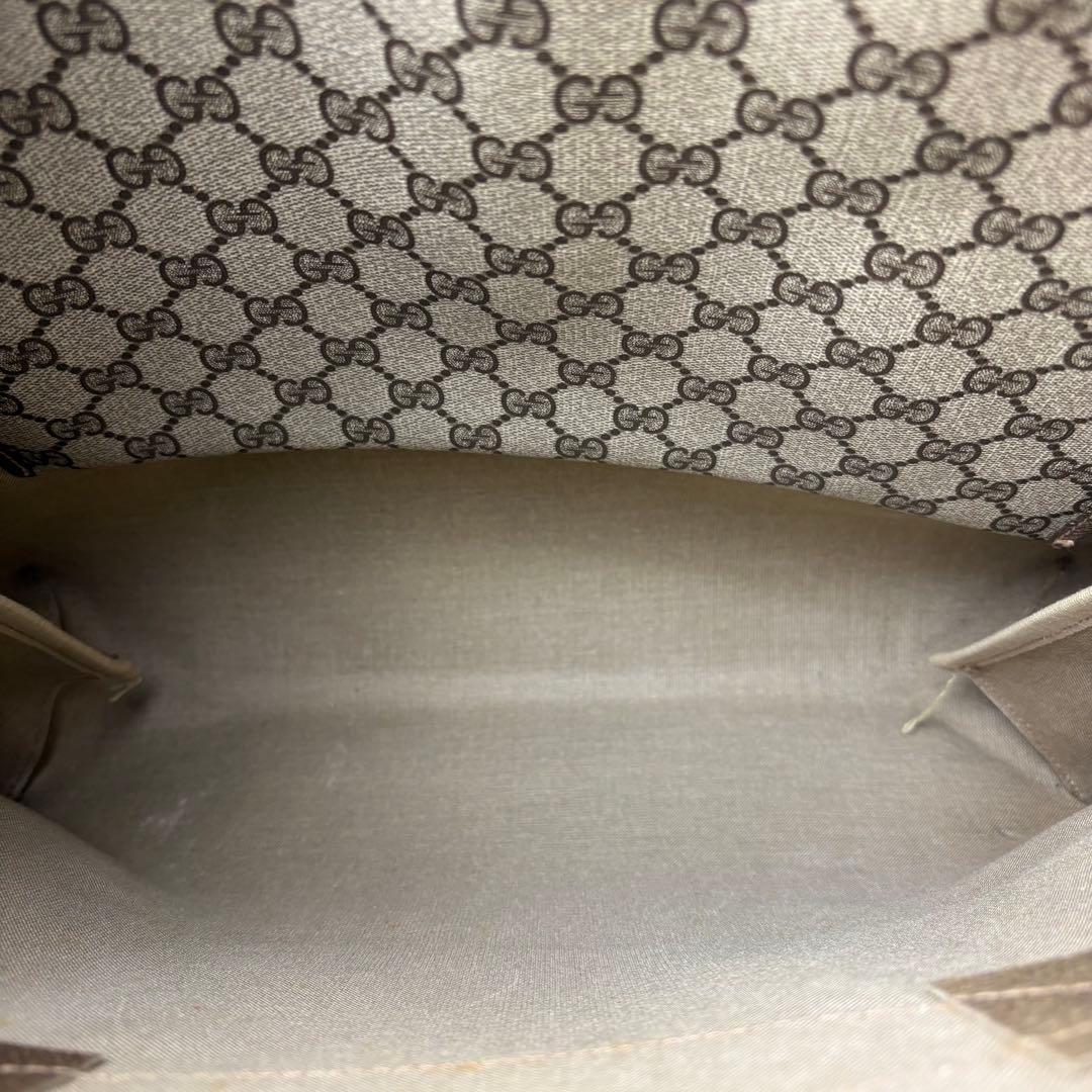 011 美品 GUCCI PVC シェリーライン トートバッグ 肩掛け ow2