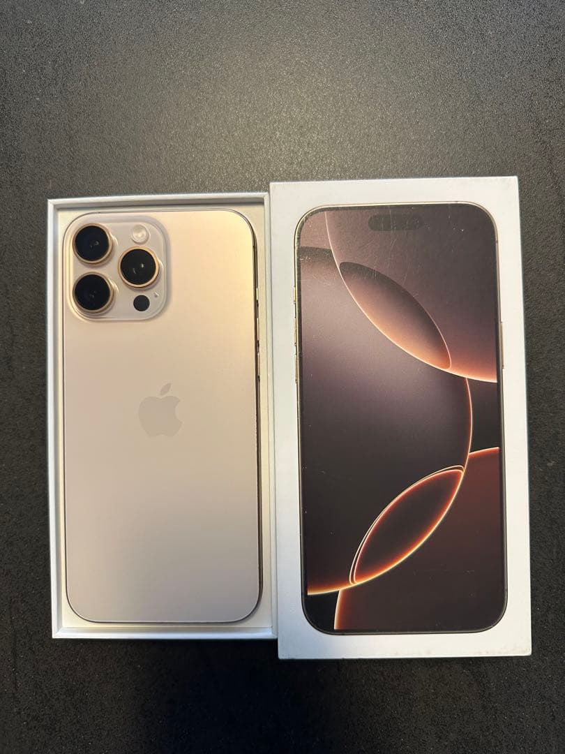 iphone 16 Pro max 256gb バッテリー100% 充放電2回