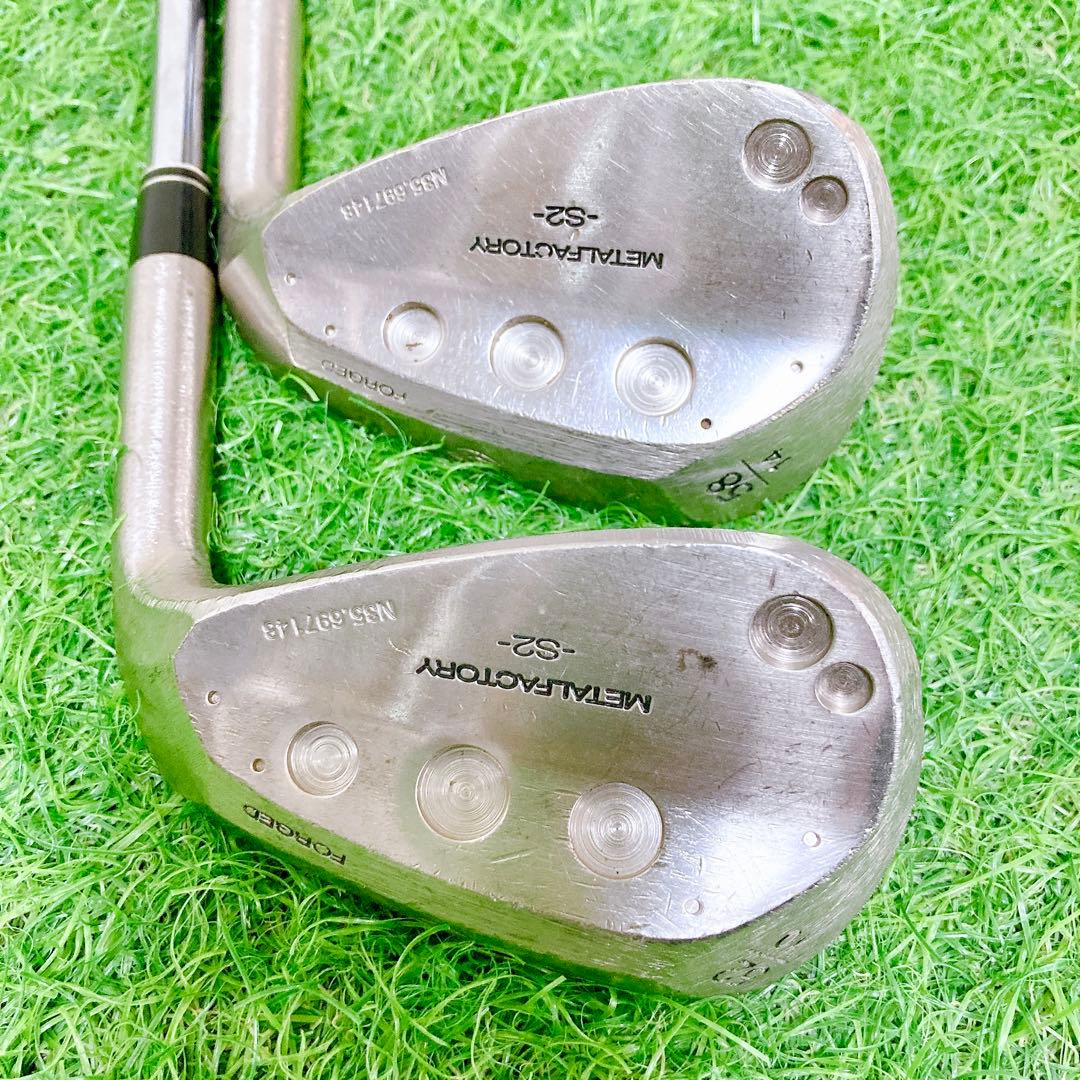 2.メタルファクトリー　ゴルフクラブ　ウェッジ　2本　52° 58°