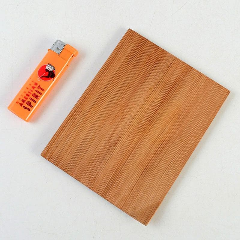 茶道具　桑月作　杉曲木　銘々皿　五客　共箱　V　9521