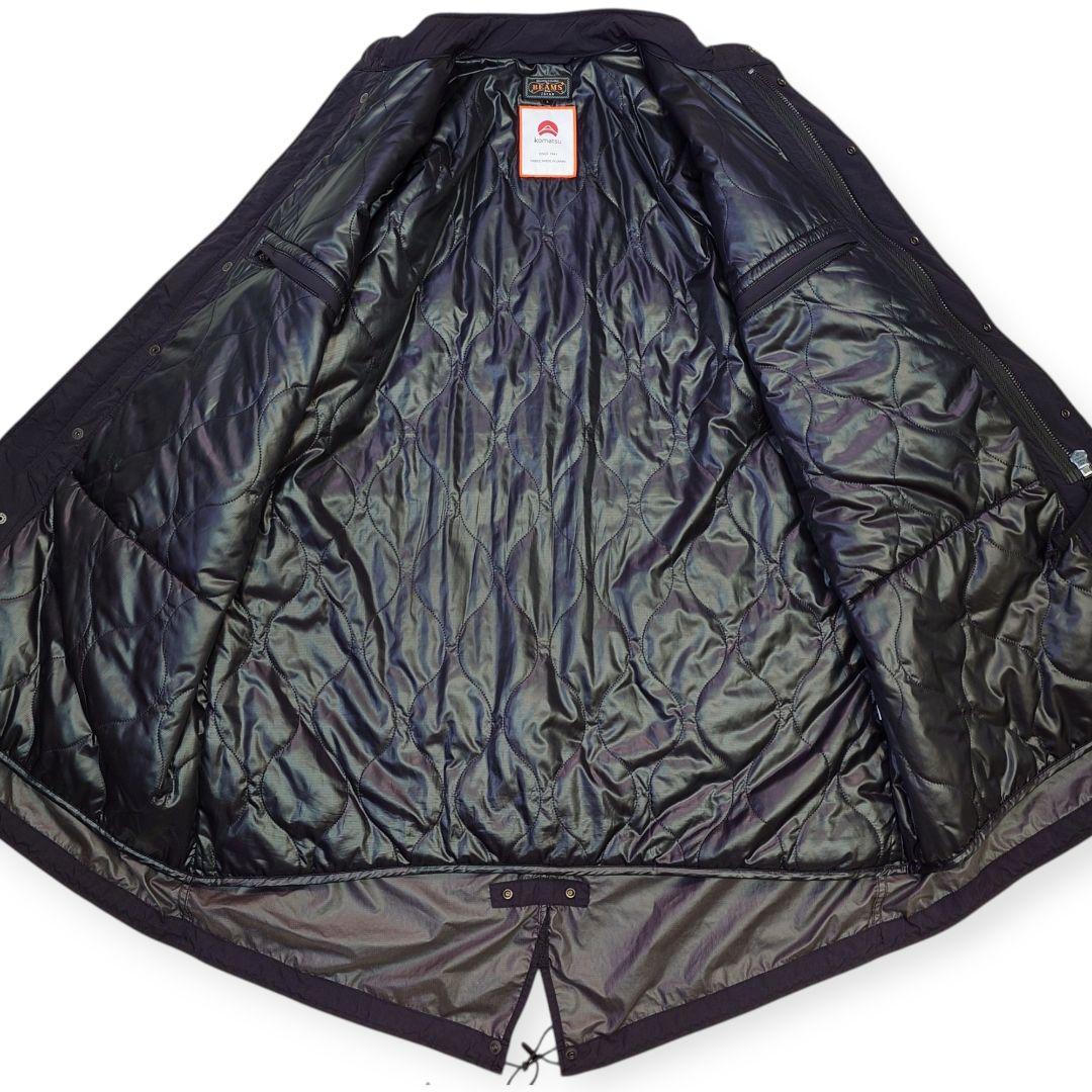 【美品】ビームスプラス × 小松マテーレ M-65 プリマロフト モッズコート