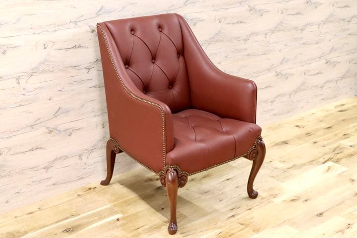 GMFK367E○MOBILIA / モビリア ウイングバックチェア 本革 ラウ