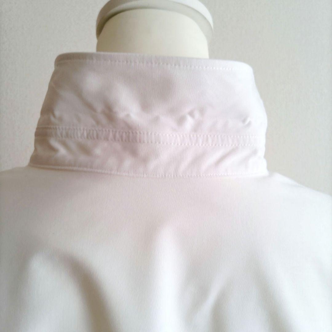 LOUNGEDRESS サテンBIGシャツ 長袖 ホワイト サイズフリー