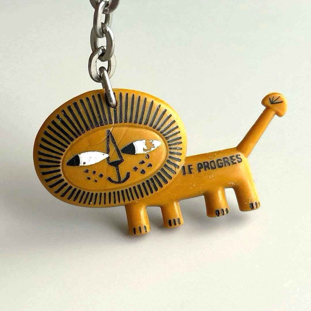 フレンチキーホルダー　LE PROGRES ライオン
