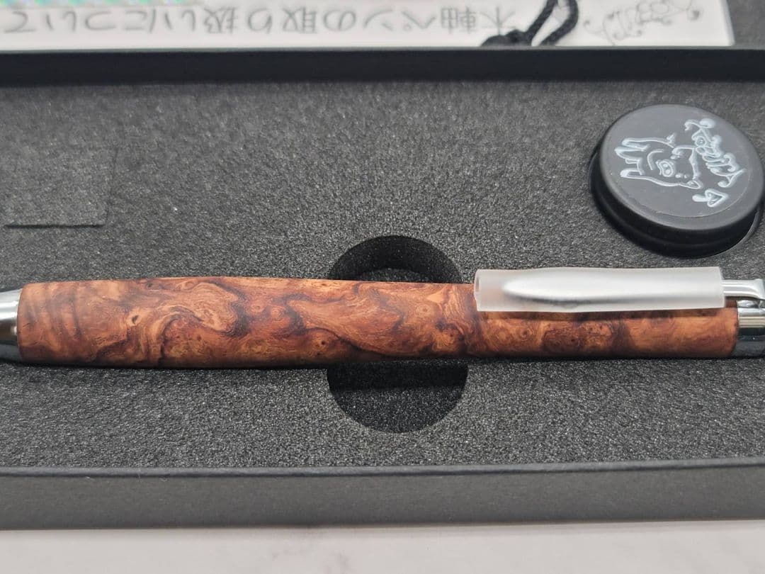 新品　こぶた工房　ローズウッド瘤　極上杢　シャープペン0.5