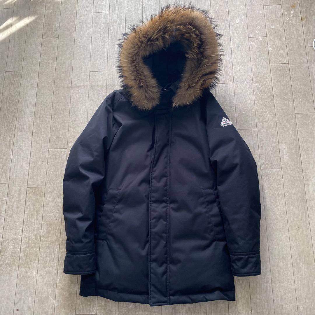 ピレネックス　ダウンコート　ブラック