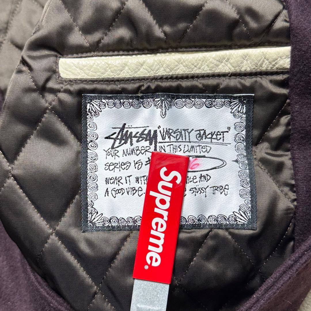 STUSSY 世界1000着限定 2003年製 varsity jacket