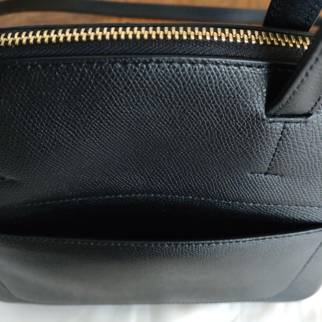 FURLA パイパー　ブラック ハンドバッグ　ショルダーつき