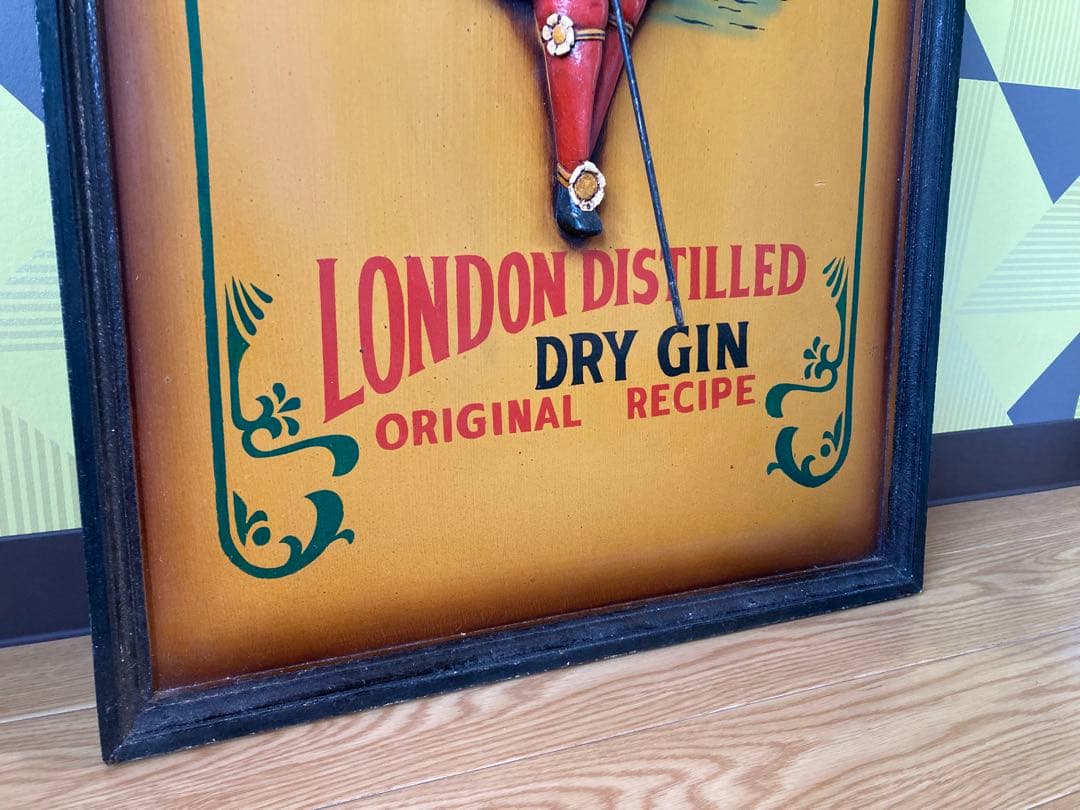 アンティーク 木製 看板 レトロ イギリス 額縁 フレーム 雑貨 バー ガレージ