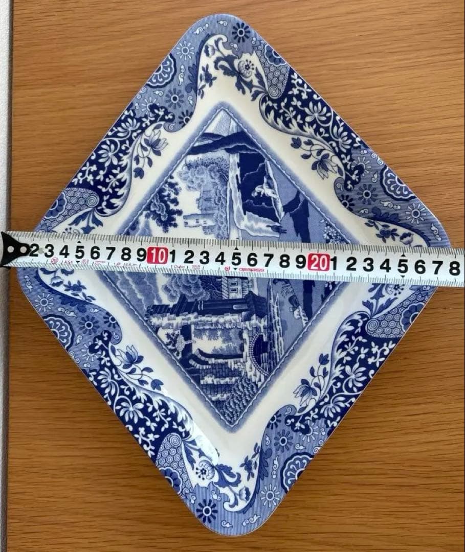 【美品】spode ブルーイタリアン フルーツコランダー　200周年記念