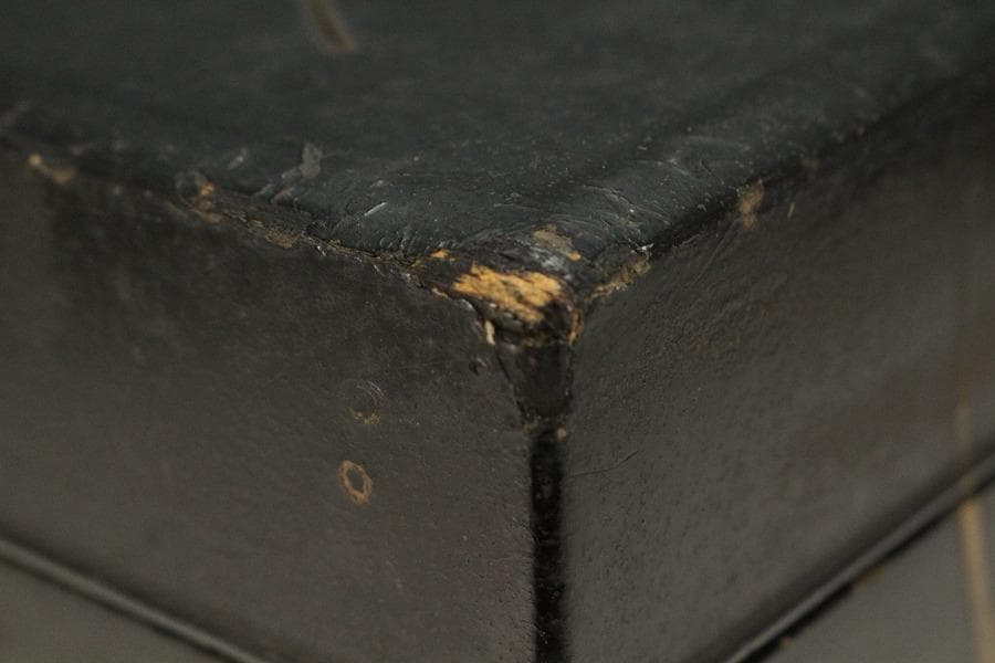 和楽器 果実 柿 蒔絵 時代 鼓箱(K-YC522)