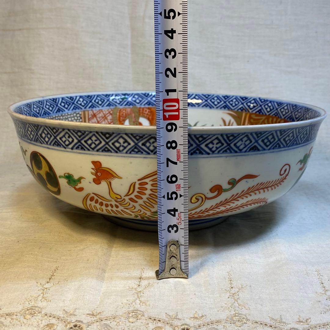 伊万里　古伊万里　大鉢　鉢　麒麟鶴亀文　鳳凰文