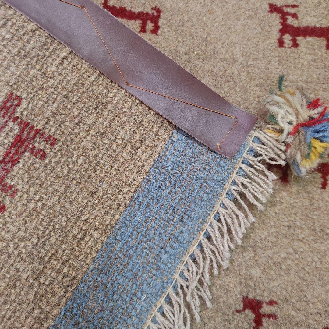 Summer SALE ペルシャ絨毯　ギャッベ　新品 85x57 cm