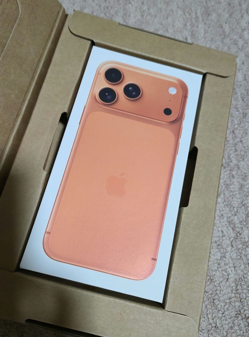 iPhone 17 Pro Max 1TB コズミックオレンジ
