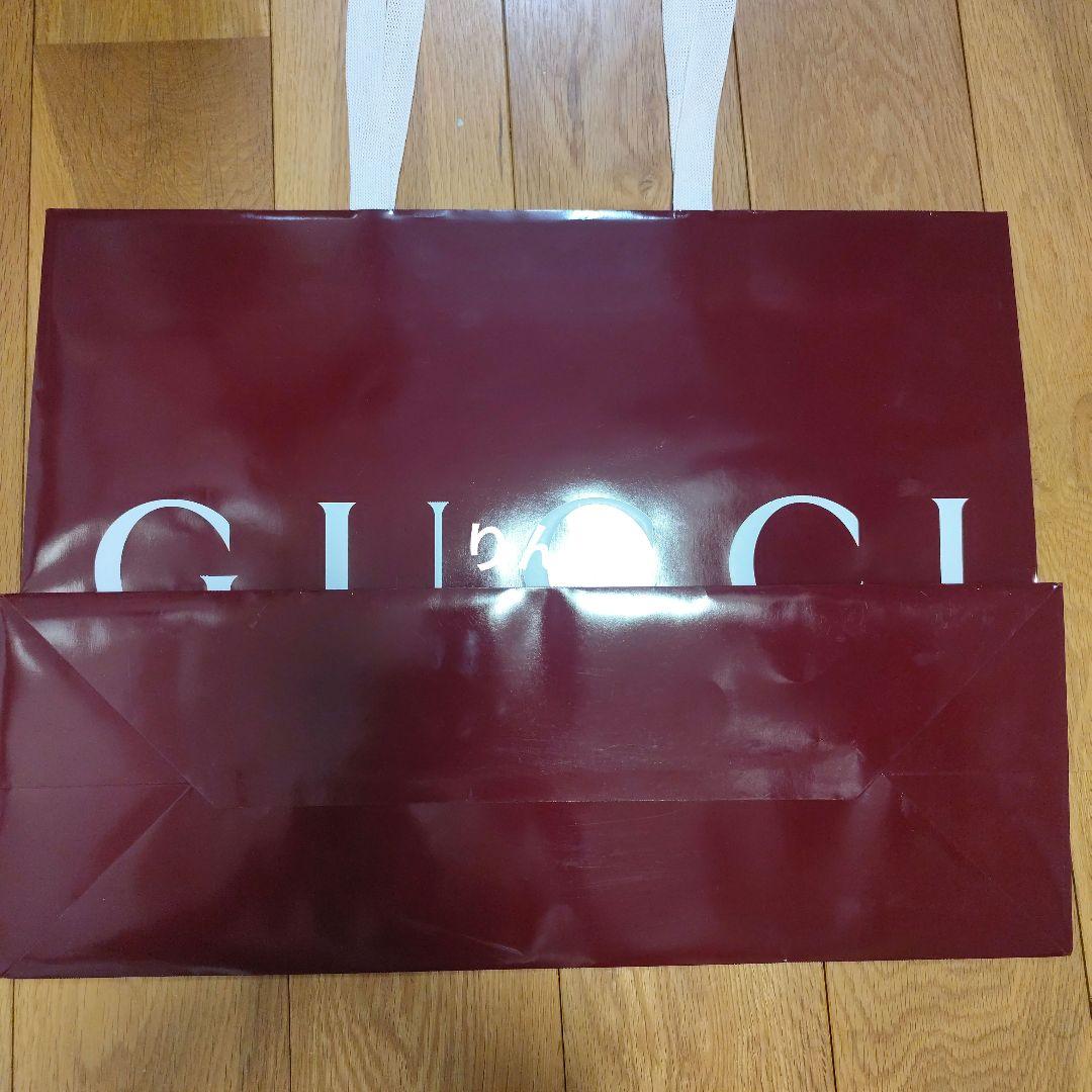 紙袋　ショッパー　ギフト　プレゼント　ラッピング　GUCCI　グッチ　サバト
