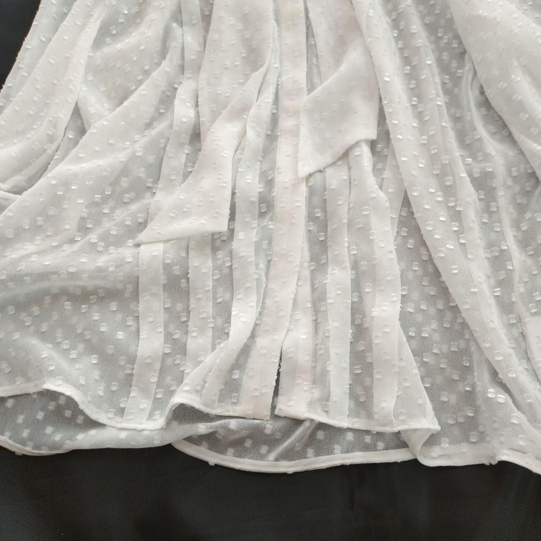 ボールジィ Ballsey 25SS フォイルカットジャカード ボウタイブラウス