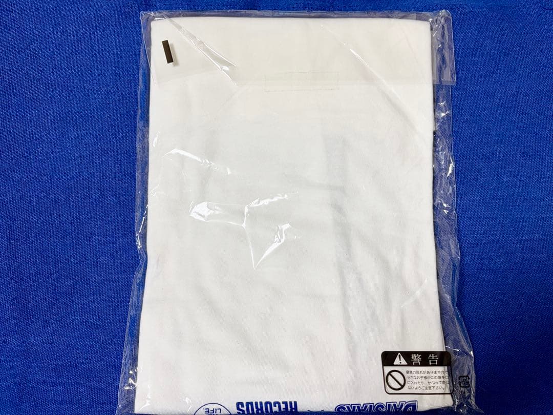 NO BAYSTARS,NO LIFE. Tシャツ ホワイト×ロイヤルブルー L