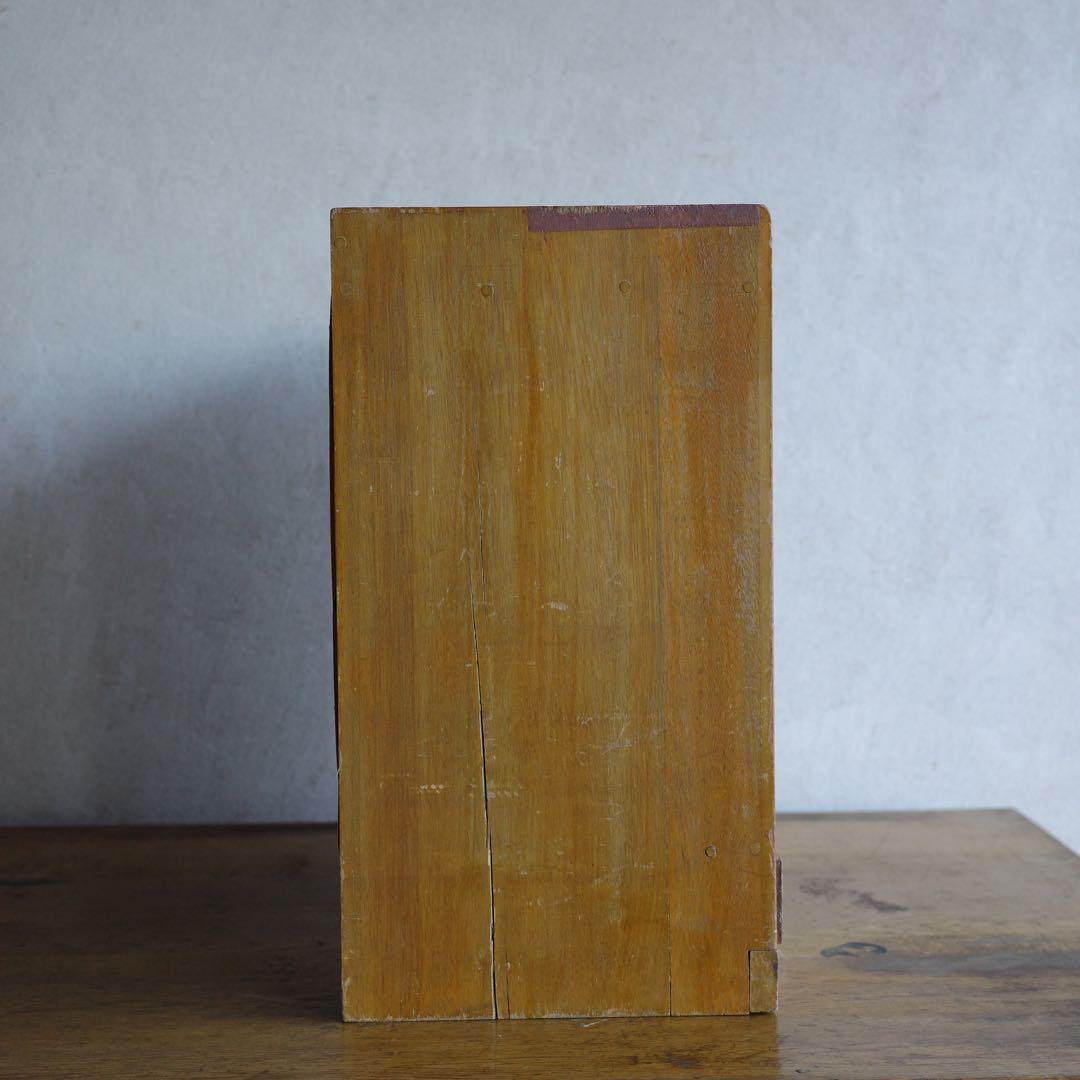 古家具　古いレトロなカルテ棚　レターラック